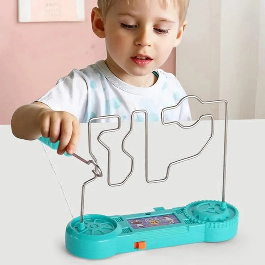 Kids Collison Electric Shock Toy Education Electric Touch Maze Game Party Funny Game