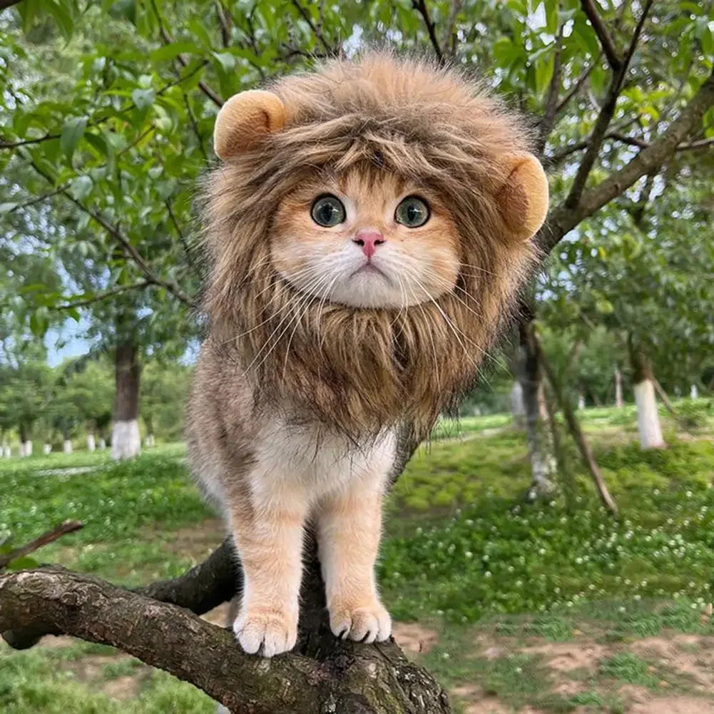 Pet Hat Soft Lion-style Hats Pet Hood Adorable Pet Dogs Cats for Fun