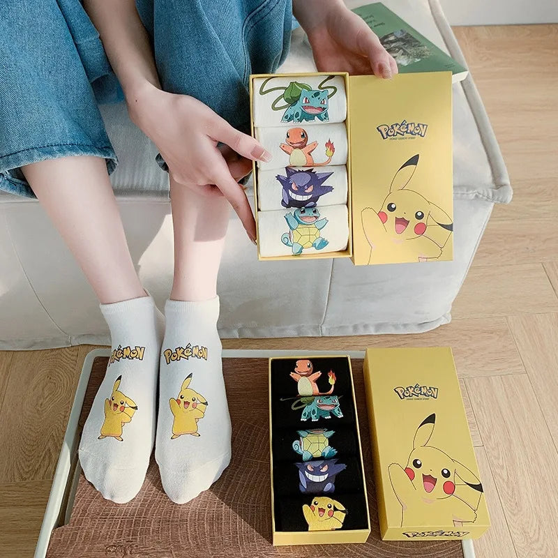 5 Pairs Boxed Sock Children's Socks Kid Birthday Gifts