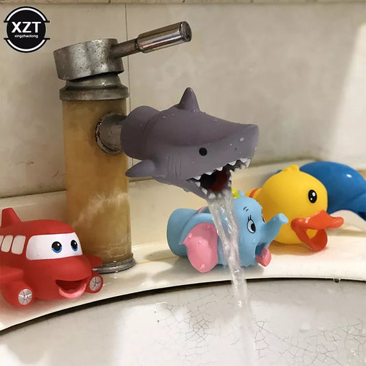 Animal Faucet Extender Kids Baby Children Washing Hands Sink Water Tap Extender