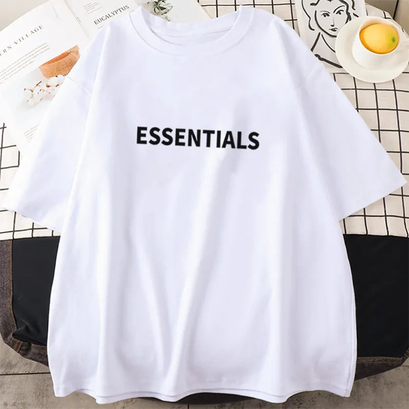 Summer Essentials T-Shirt Cotton Women's T-Shirt Fashion Brand Oversized