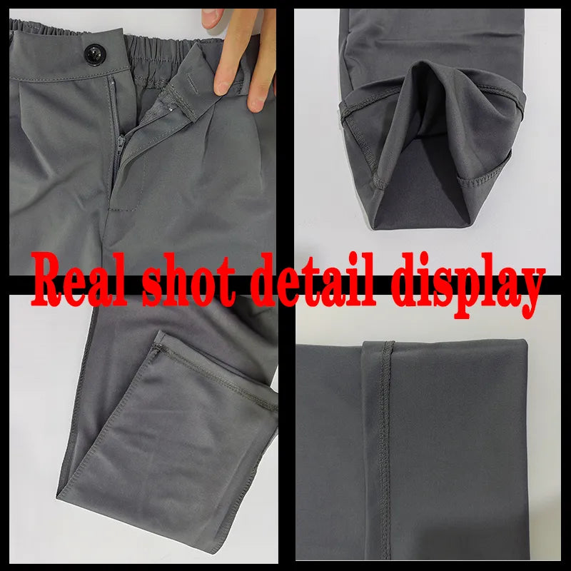 Women's Wide Leg Pants Loose High Waist Casual Trousers Woman Solid Office Straight Pants