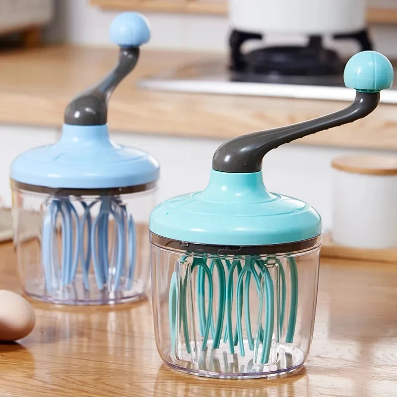 Kitchen Multifunctional Manual Whisk Semi-automatic Egg White Cream Cake Egg Hand Mixer