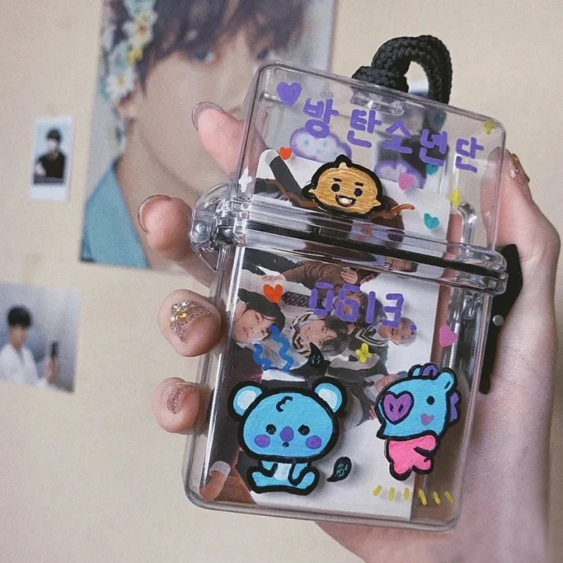 Card Storage Box Picture Frame Kpop Picture Holder