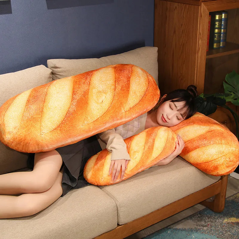 Bread Pillow Stuffed Decor Sleeping Cushion Gift