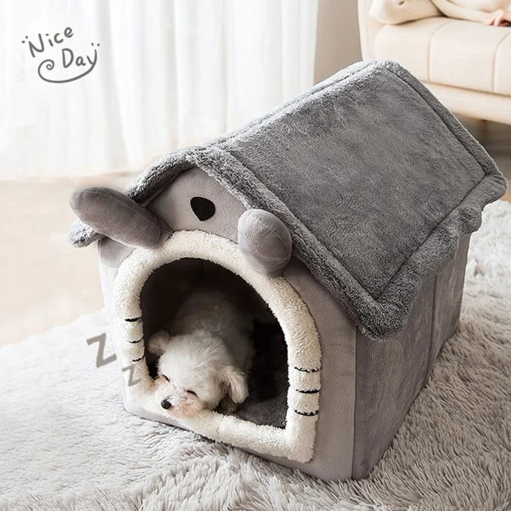 Cat /Dog bed Foldable Pet Sleepping Bed removable and washable cat house