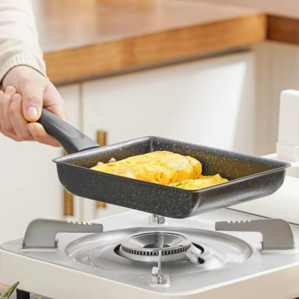 Stone Frying Pan Non-stick Pans Square Cookware Pans Egg Roll