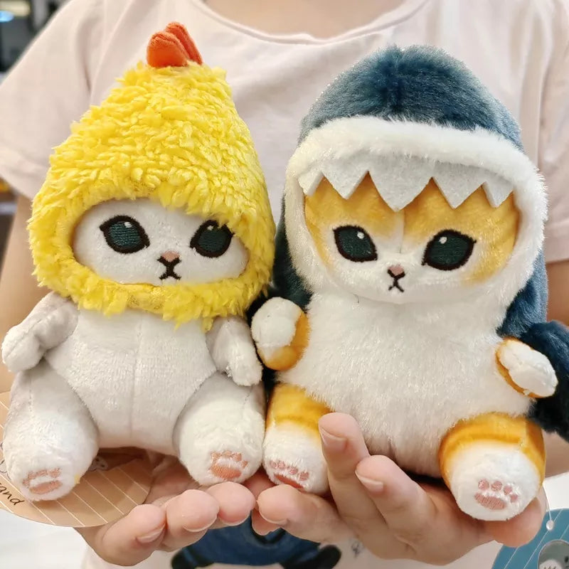 Shark Cat Doll Cartoon Cute Anime Toy for Girlfriend Gift