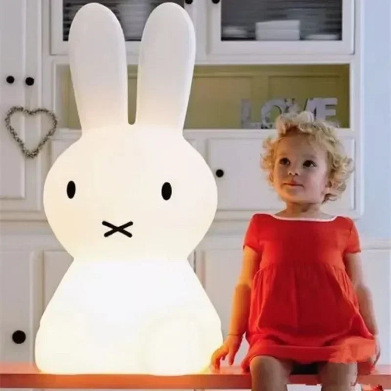 Cute Lighting Rabbit Night Light LED Lights Lamp Desk Lamp Children's Night Lamp