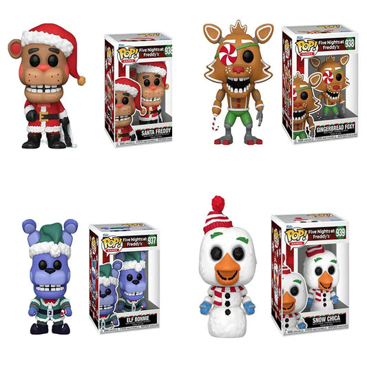 Pop Five Nights at Freddy´s Bear SANTA FREDDY Game Action Figure At Five Nights Security Breach