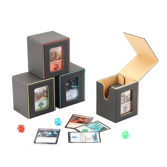 Card Deck Box with Display Patented Design Card Deck Case Holds Box