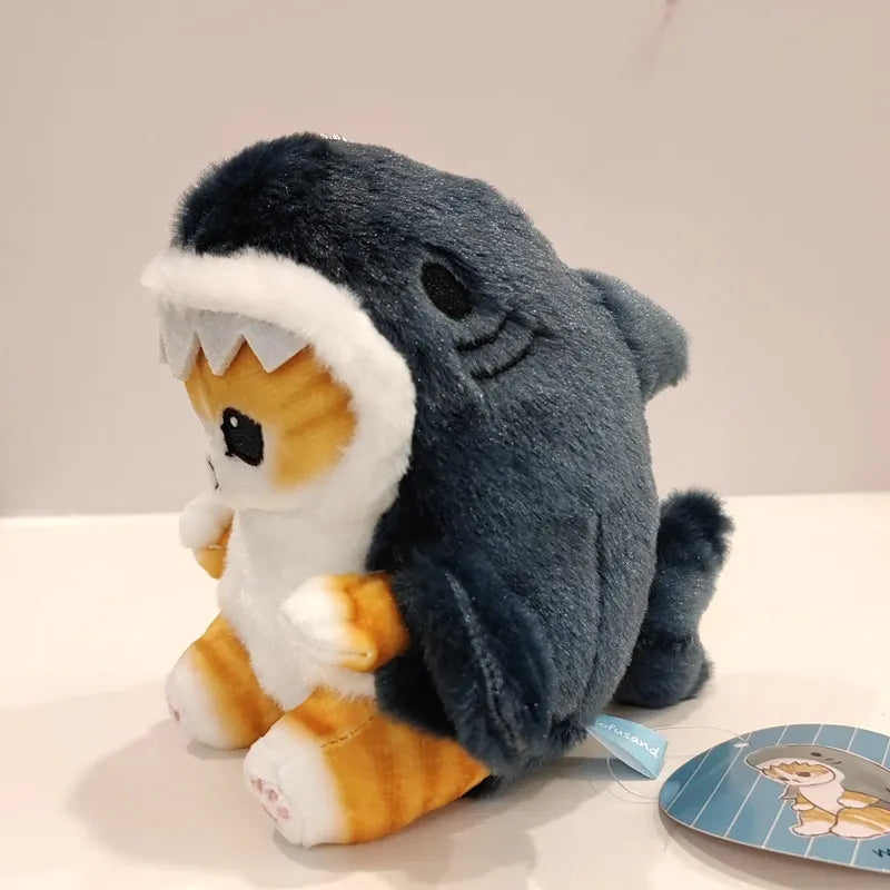 Shark Cat Doll Cartoon Cute Anime Toy for Girlfriend Gift