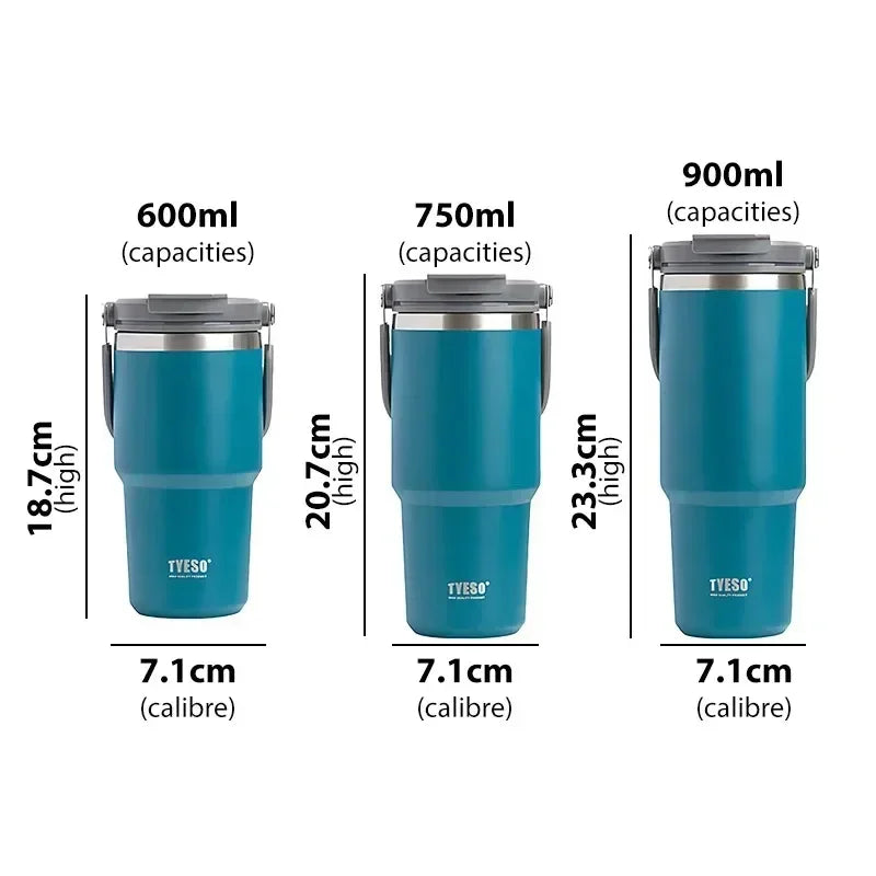 Stainless Steel Thermos Bottle Portable Cold And Hot Travel Fitness Mug