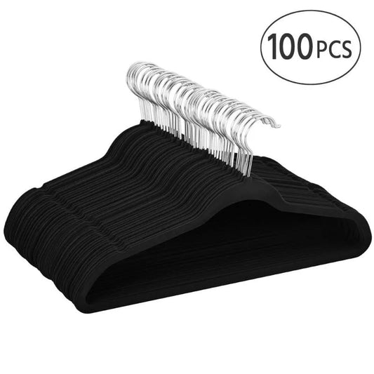 100PCS Heavy Duty Non Slip Velvet Clothing HangerJSK StudioJSK StudioUnited Statesblack14:193;200007763:20133610647467421860161cloth hangernon slip1hanger