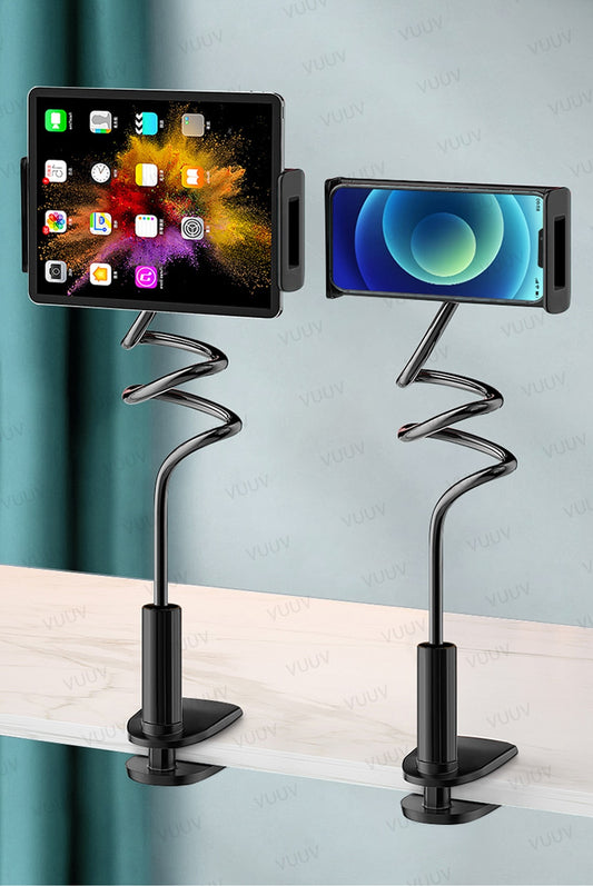 Universal Phone Tablet Holder For Bed Desk Flexible Long Arm Clamp Tablet Stand For iPad Samsung Xiaomi Huawei Tablet Bed Mount