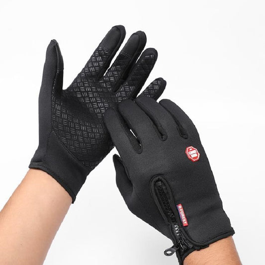 A Lot Of People Like It Outdoor Sports Touch Screen Non Slip Wind Fleece Warm Mountain Riding Gloves