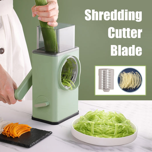 3 In 1 Multifunctional Vegetable Slicer Potato Chopper Rotary Grater Veggie Shredders Machine