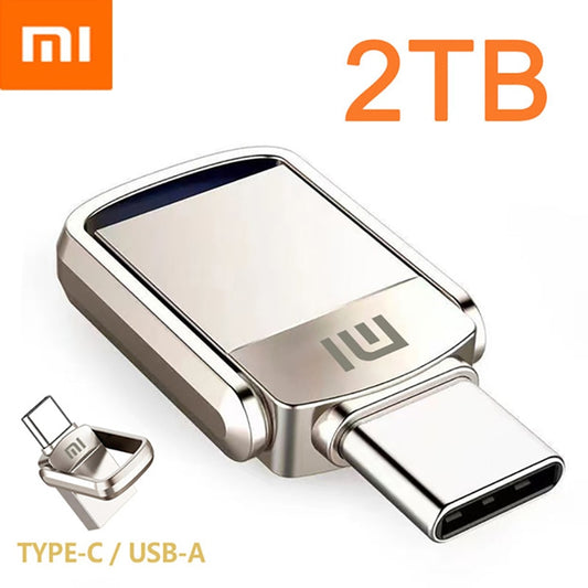 U Disk 2TB 1TB 256GB128G 512GB USB 3.1 Type-C Interface Mobile Phone Computer Mutual Transmission Portable USB Memory