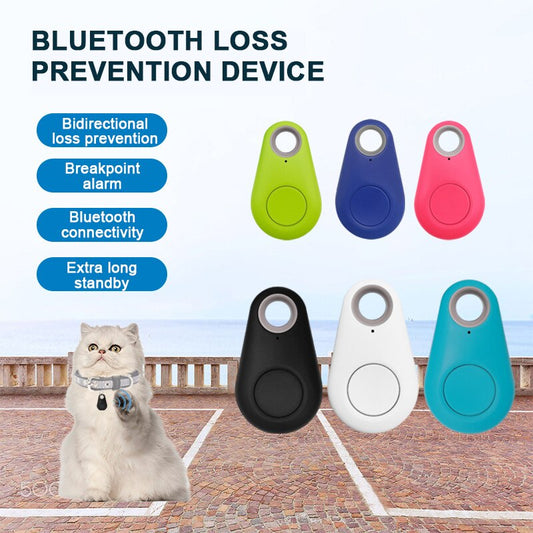 Mini Fashion Smart Dog Pets Bluetooth 4.0 GPS Tracker Anti Lost Alarm Tag Wireless Child Bag Wallet Key Finder Locator